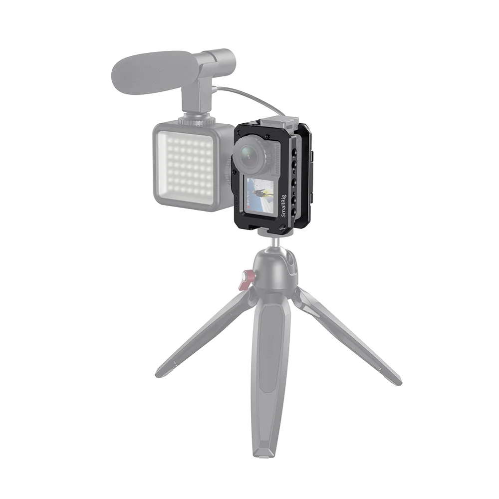 Клетка SmallRig для экшн-камеры DJI Osmo (совместимая с адаптером микрофона) креплениями