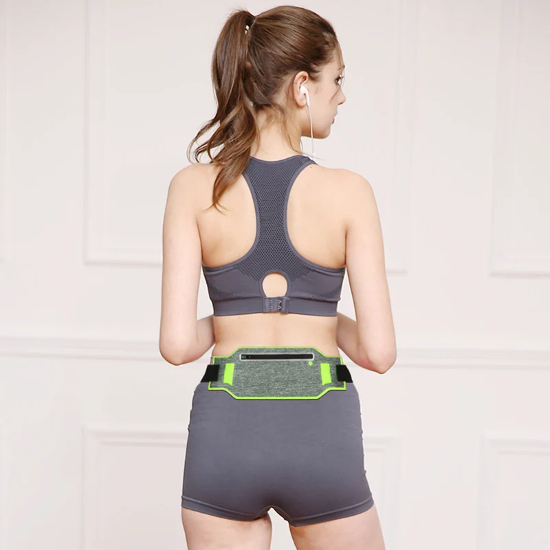 Unisex Waist Pack Pockets Waterproof Fanny Bag Adjustable Belt Phone Pouch for Sports Running Gym AS99 | Мобильные телефоны и