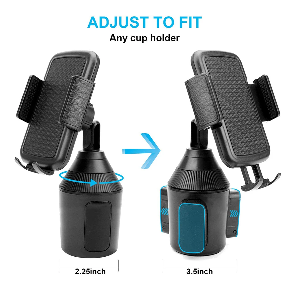 

Universal Car Bracket Cup Holder 360 Degree Rotating GPS Phone Holder Dashboard Adjustable Mount Clip Auto Interior Accessories