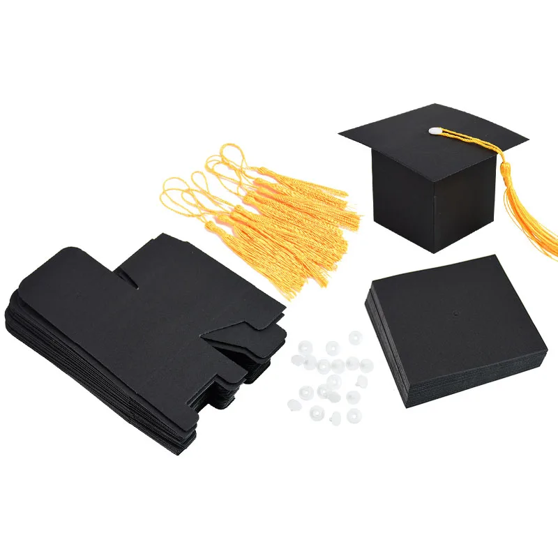 Graduation Celebration Party Decoration Candy Favor Boxes Gift Packing Box Paper Carrier