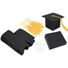 510 шт. доктор шапка Кепки коробка конфет Выпускной украшения для торжеств и вечеринок конфетная упаковочная коробка для подарка коробка Бумага Перевозчик