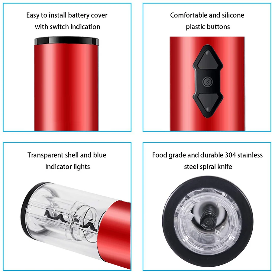 Автоматический Электрический открывалка для вина автоматический штопор Красное