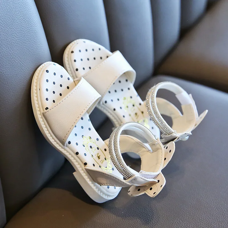

Sequins Children'S Sandals Leather Sandals For Little Girl Kid Summer Shoe Girls Fashion Bow Sandals 3 4 5 6 7 8 9 10 11 12 Year