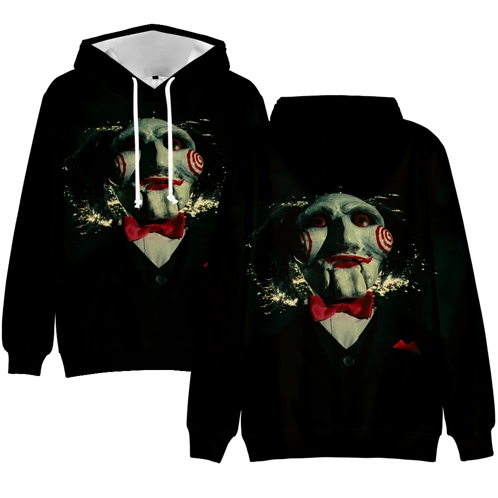 

Hot Anime Saw 3D Print Boys/girls Hoodies Cartoon Saw Long Sleeve Pullover Teeange Game Hoodie Clothes Hip Hop Casual Children