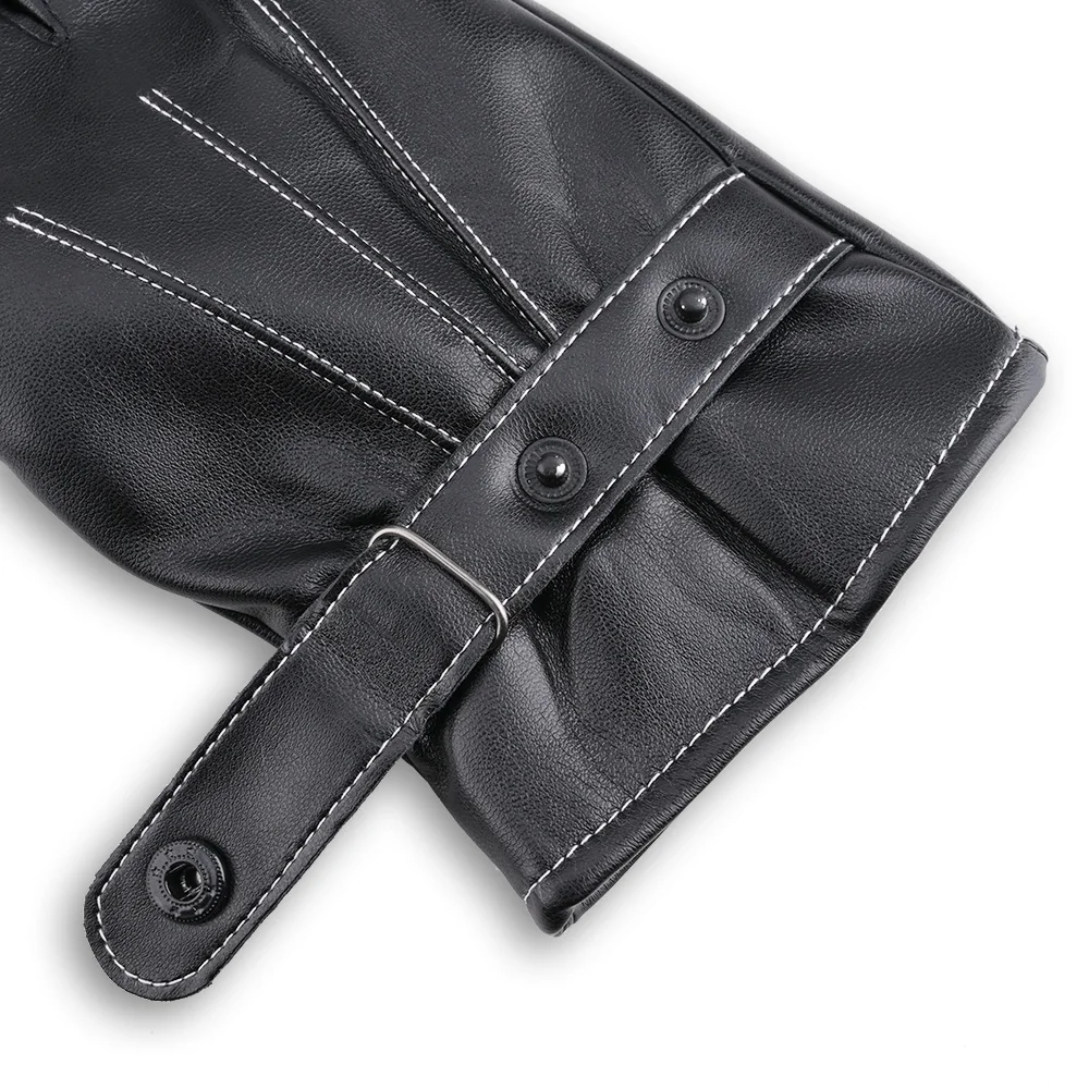 Велосипедные перчатки Zacro из искусственной кожи спортивные зимние мягкие