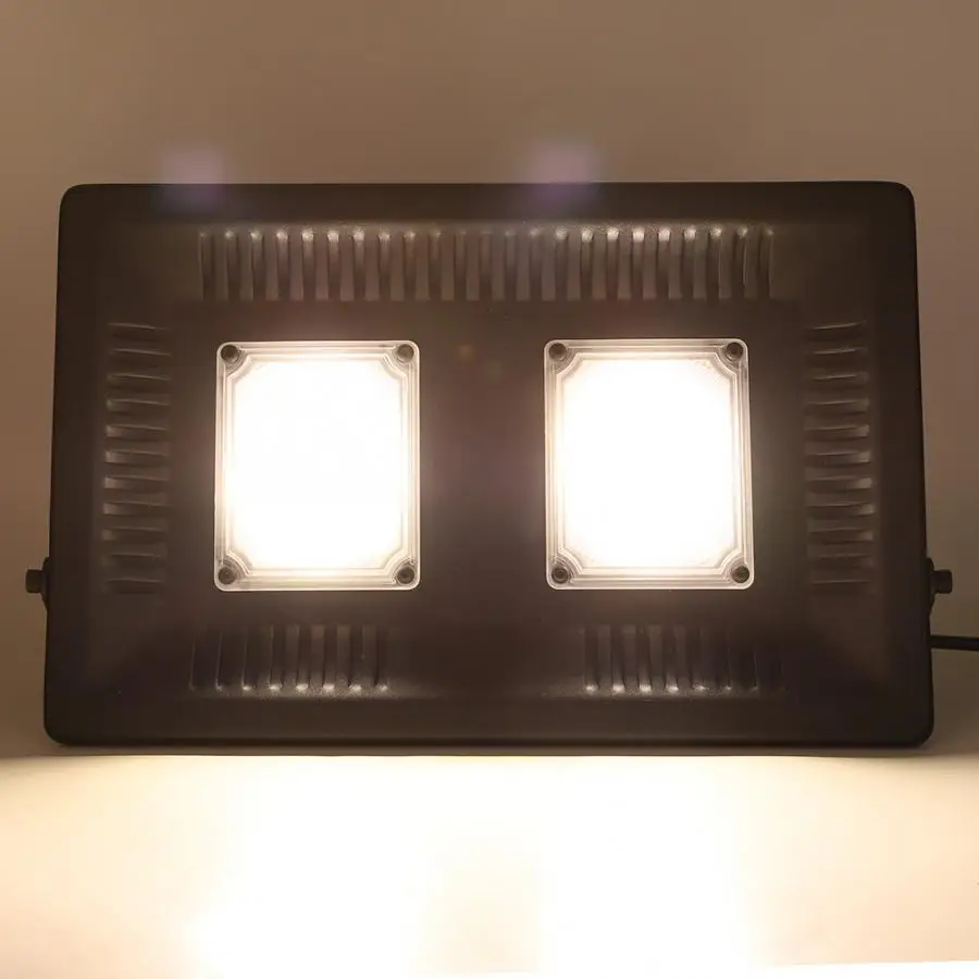 AC 110-220V 100W Солнечная приведенная в действие светодиодный растения растут свет полный Specttrum COB для сельскохозяйствнных ламп для Крытый парниковый поставляется с одной главной балкой с крючком