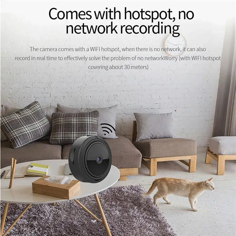 

HD 1080P wifi mini camera Night Version Micro Tracking camera DVR Remote Control Motion Sensor Camera Video recorder Secret Cam