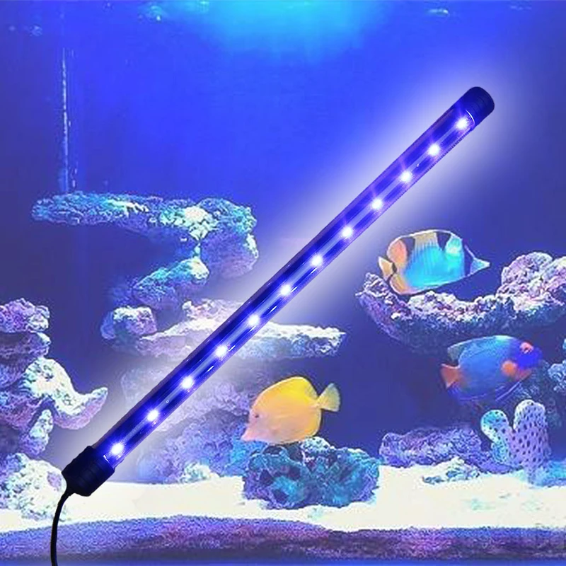

Aquarium Fish Tank LED Light Submersible Waterproof Bar Strip Lamp EU Plug New