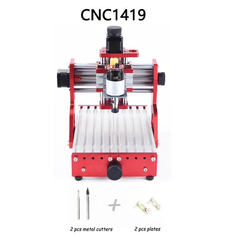 Станок с ЧПУ, CNC 1419, гравировальный станок для резки металла, алюминий, медь, дерево, ПВХ pcb резьба машина, фрезерный станок с ЧПУ - Цвет: CNC1419