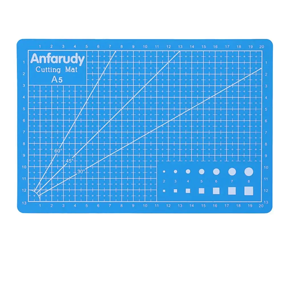 A5 Art Self Healing PVC Paper Cutting Mat Double Sided Pad Gridded Rotary Craft Fabric Patchwork Tools Handmade Plate | Канцтовары для