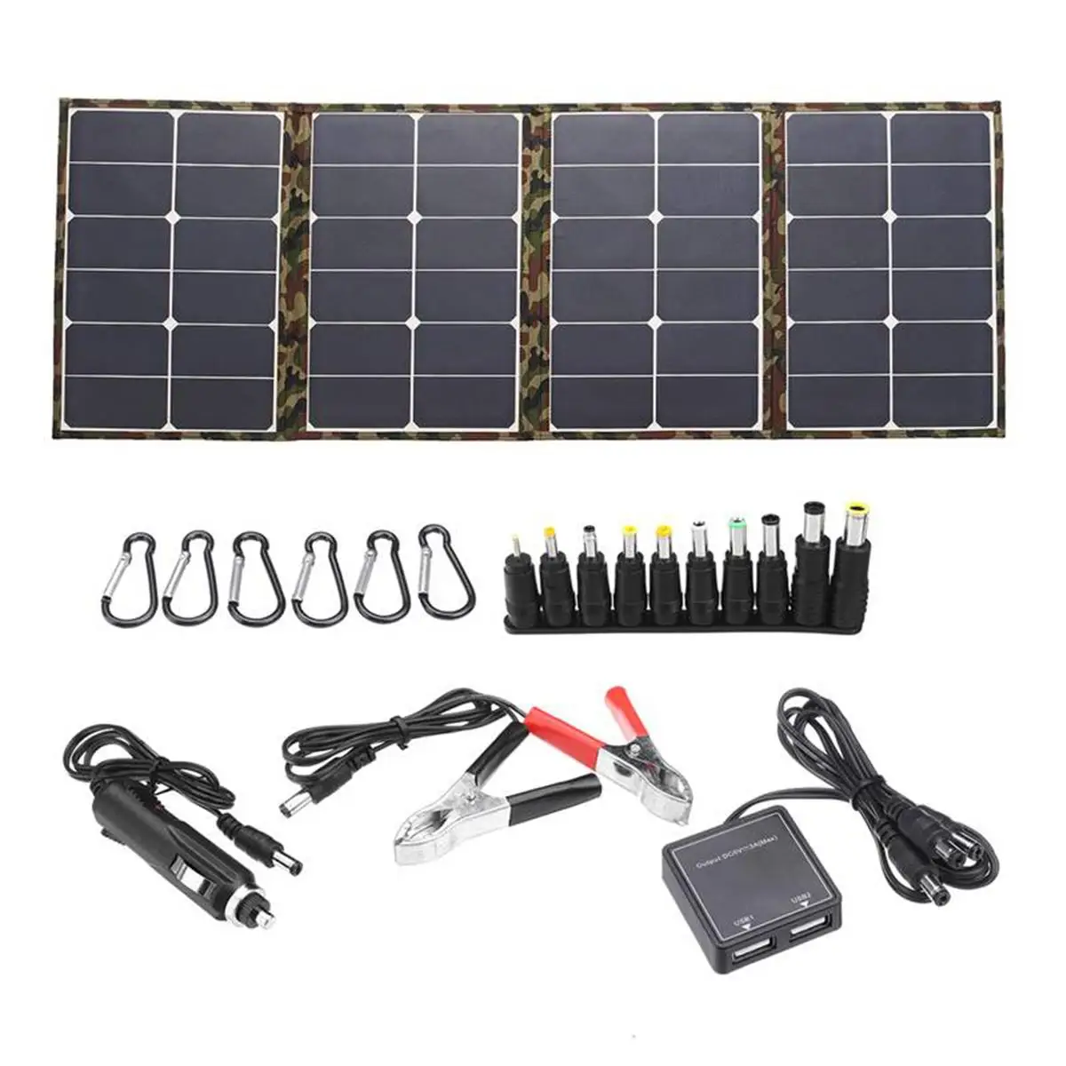Водонепроницаемая 120 Вт 20 Вт Складная солнечная панель DC18v SunPower 5 в USB гибкая солнечная панель для RV автомобиля лодки телефона домашнего использования солнечное зарядное устройство