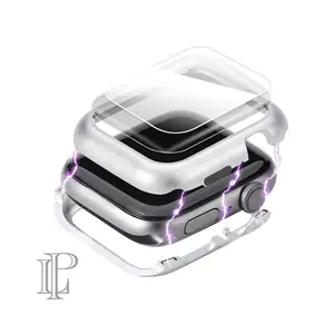 Магнитный чехол для Apple Watch 4 5 44 мм40 мм, Защитное стекло для экрана iwatch band