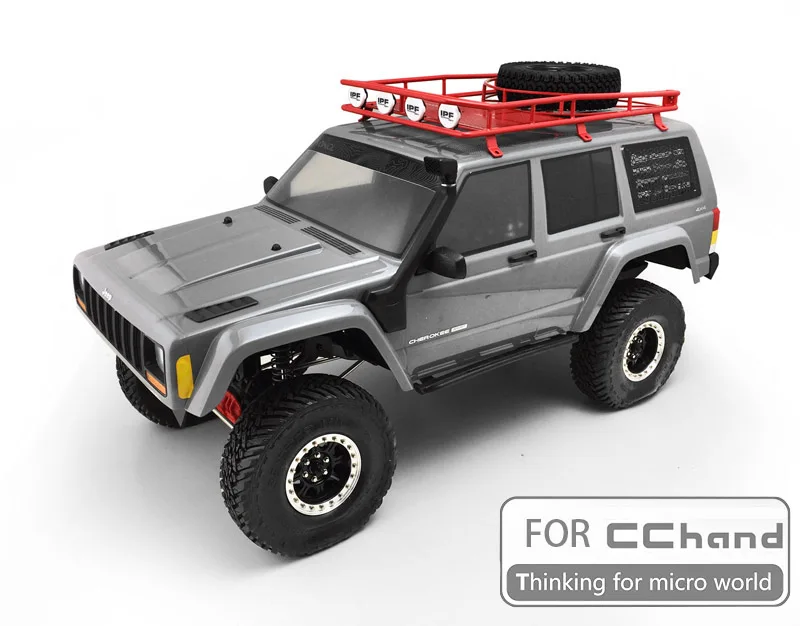 Металлический стеллаж на крышу для осевой ручной SCX10 90046/90047 cherokee RC игрушечный