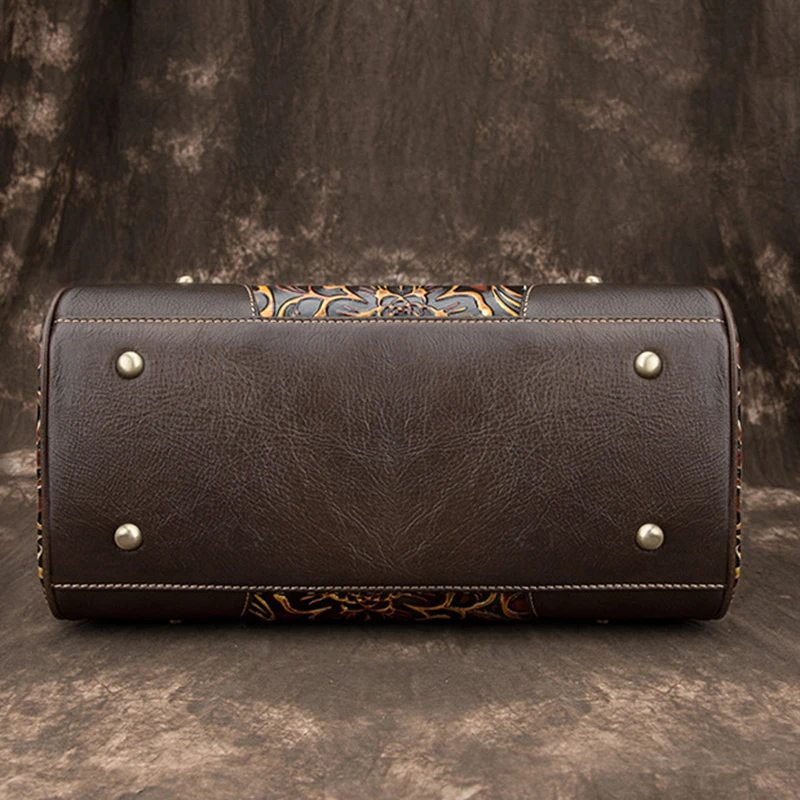 Сумка тоут женская с верхней ручкой саквояж кросс боди из натуральной воловьей