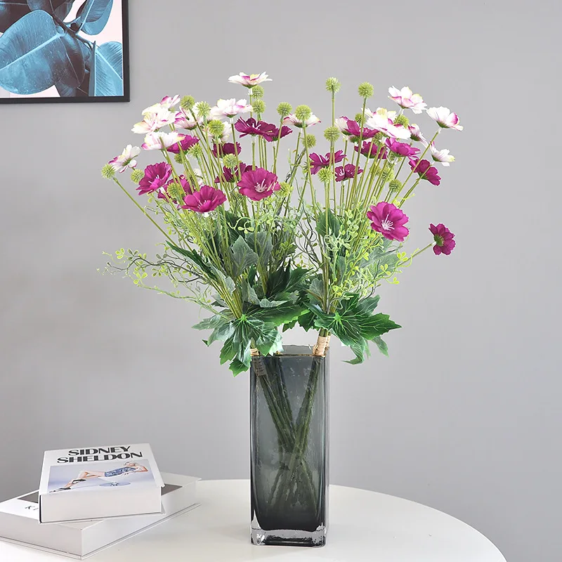 4 шт./букет искусственные шелковые цветы маргаритки келзанг 60 см растения для