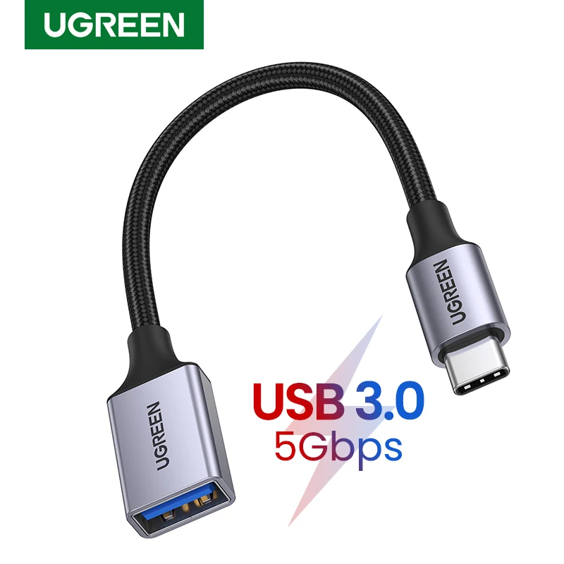 UGREEN USB C к USB 3,0 OTG адаптер USB Type C OTG кабель для передачи данных разъем для Samsung GalaxyS 10 MacBook Pro 2019 USB C адаптер|Переходники и адаптеры| | АлиЭкспресс