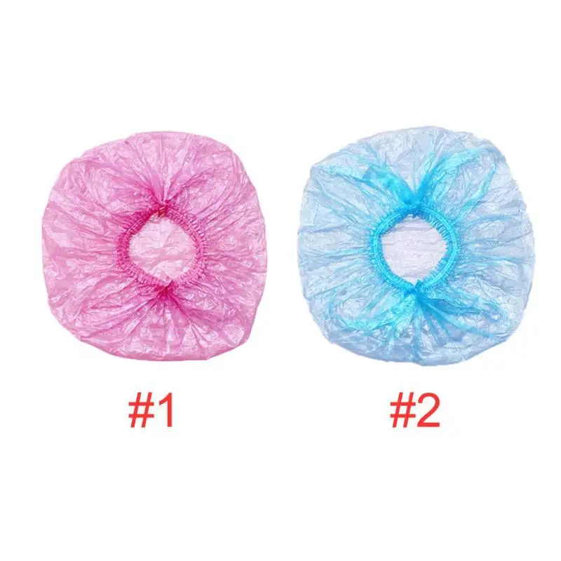 100 шт Портативные одноразовые шапки для женщин и мужчин шапочки ванной на