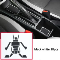 for honda fit 2021 modified door slot pad interior water cup dustproof mat gr9 fourth generation fit anti slip mat