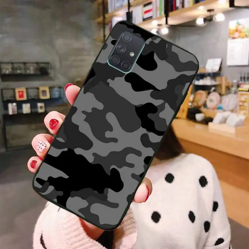 Чехол Камуфляжный военный для телефона Samsung Galaxy A52 A21S A02S A12 A31 A81 A30 A32 A50 A80 A71 A51 |
