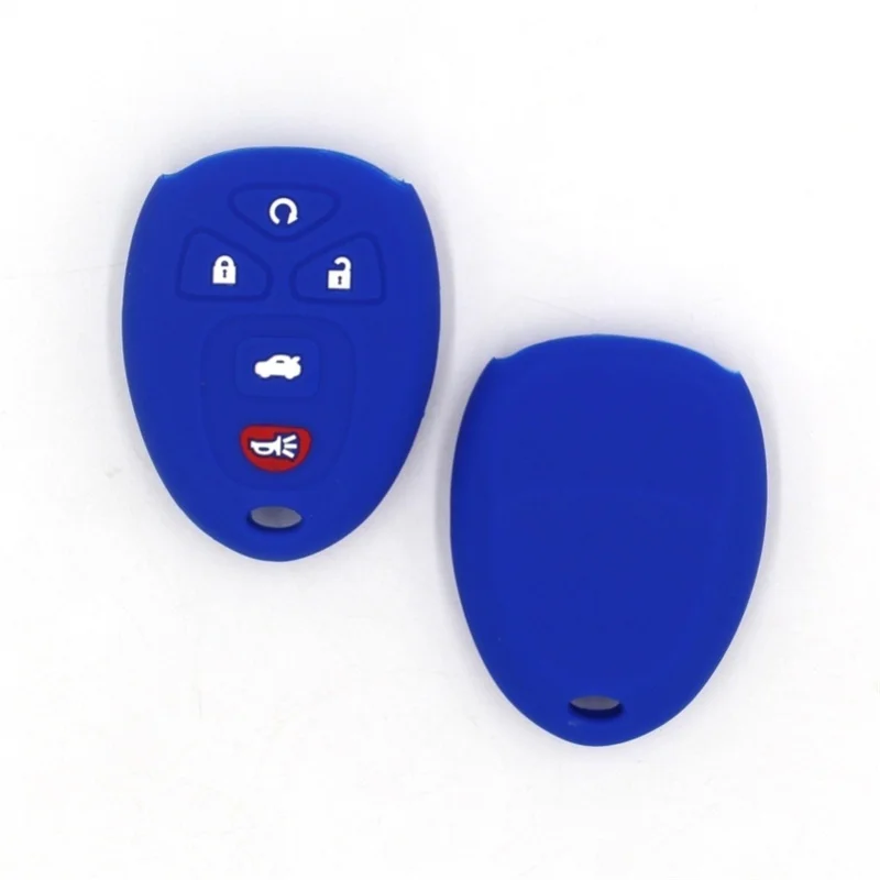 

Silicone Rubber Car Key Cover Case for GMC for Buick Enclave LaCrosse for Chevrolet Impala Suburban 1500 Pontiac Remote Key