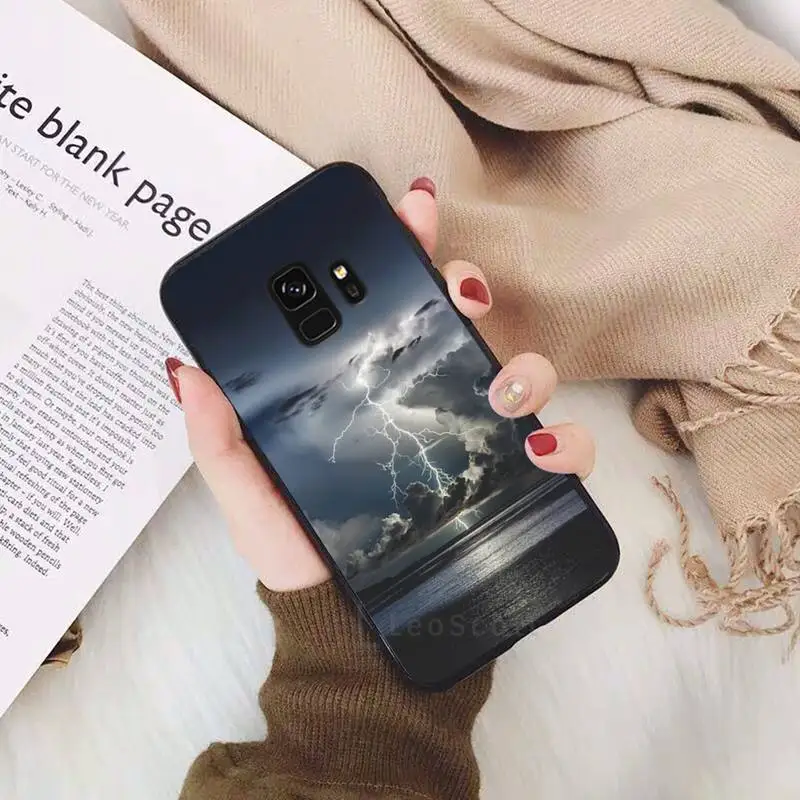 

Storm, lightning, cool mood, weather Phone Case For Samsung Galaxy S5 S6 S7 S8 S9 S10 S10e S20 edge plus lite