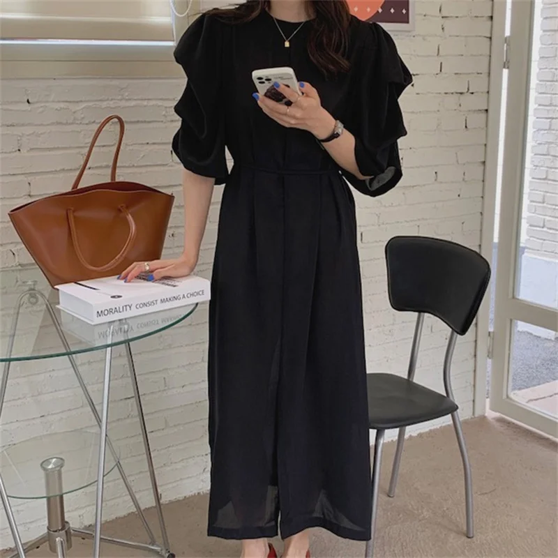 

Чужой Kitty 2021 OL выпускное и шик Универсальные однотонные мягкие прямые в стиле ретро для женщин летние Femme вечерние уличная длинные платья ...