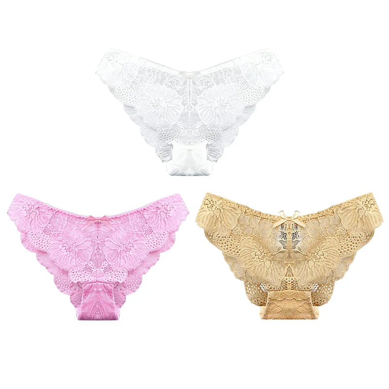 Женские кружевные трусики сексуальные ультратонкие трусы бесшовное нижнее