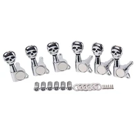 set of 6 chrome guitar string tuning pegs tuners machine head keys 6r fit for guitar