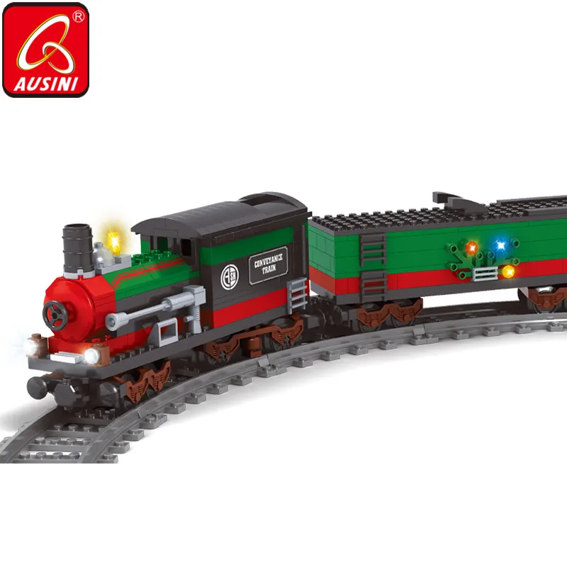 Конструктор AUSINI Железнодорожный детский игрушка для детей модель