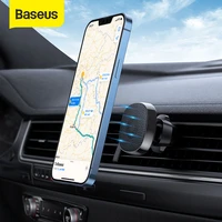 baseus full metal car holder for phone strong magnet phone holder in car air vent mount mobile phone holder stand