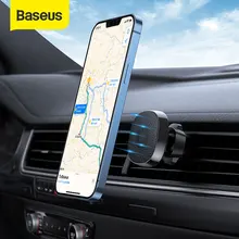 Baseus Full Metal Car Holder For Phone Strong Magnet Phone Holder in Car Air Vent Mount Mobile Phone Holder Stand