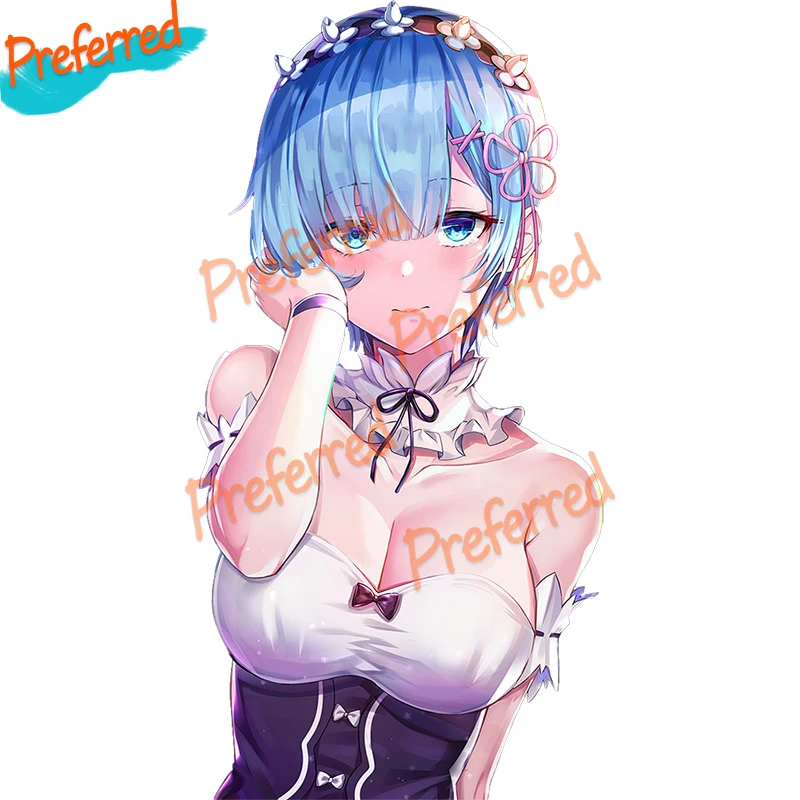 Виниловая наклейка Three Ratels CDM368 RE:ZERO Rem s для автомобильного окна | Автомобили и