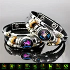 Многослойный светящийся браслет со знаками Зодиака, 12 созвездий