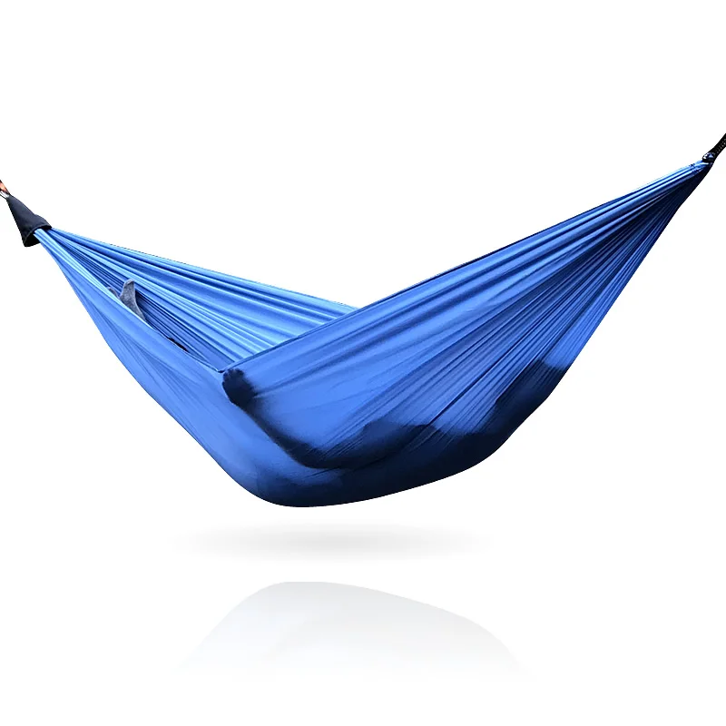 

Nylon Double Person Hammock Adult Camping Outdoor Backpacking Travel Survival Garden Swing Hunting Sleeping Bed Portable