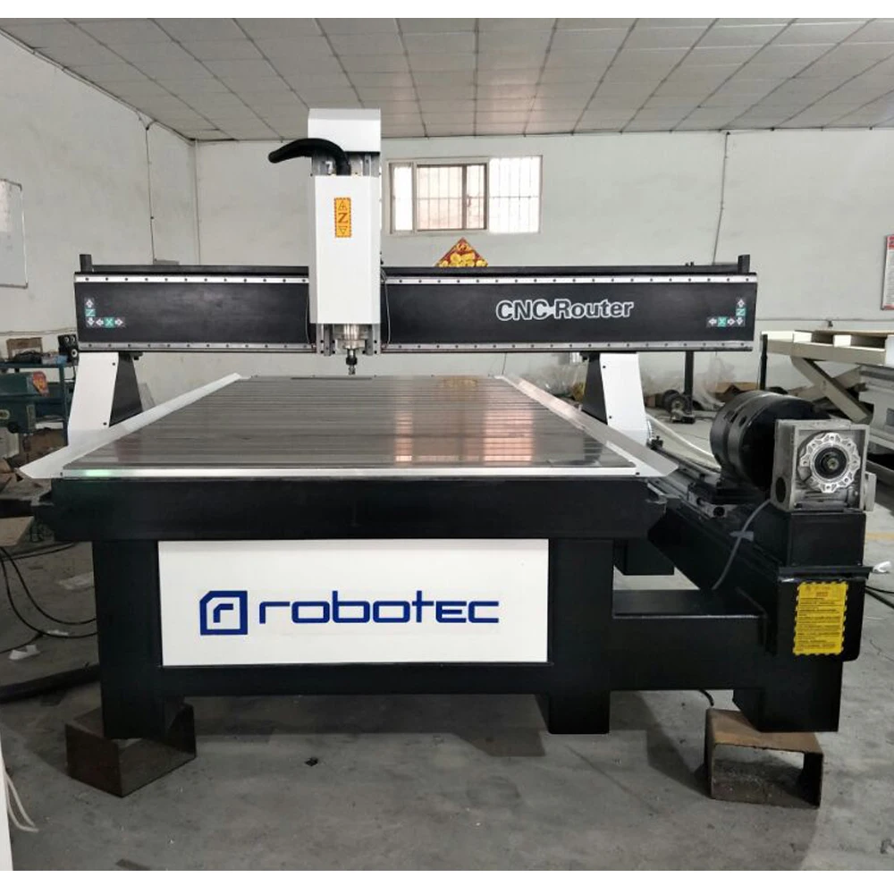 Деревянный роутер 3d cnc с боковым вращением 1325 4 осевой деревообрабатывающий