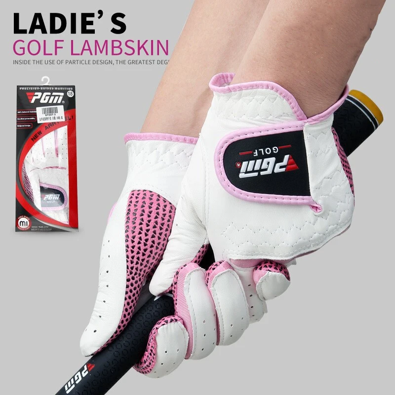 1 пара женские перчатки для гольфа из овечьей кожи|Перчатки гольфа| |