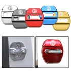 4 шт.лот Автомобильный Дверной замок, декоративный чехол для alfa romeo giulia stelvio, аксессуары для стайлинга автомобиля