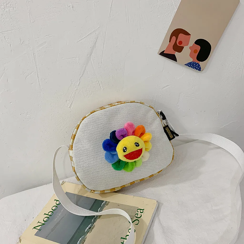 Женская сумка 2019 Джокер Повседневная парусиновая Милая Цветочная через плечо borsa