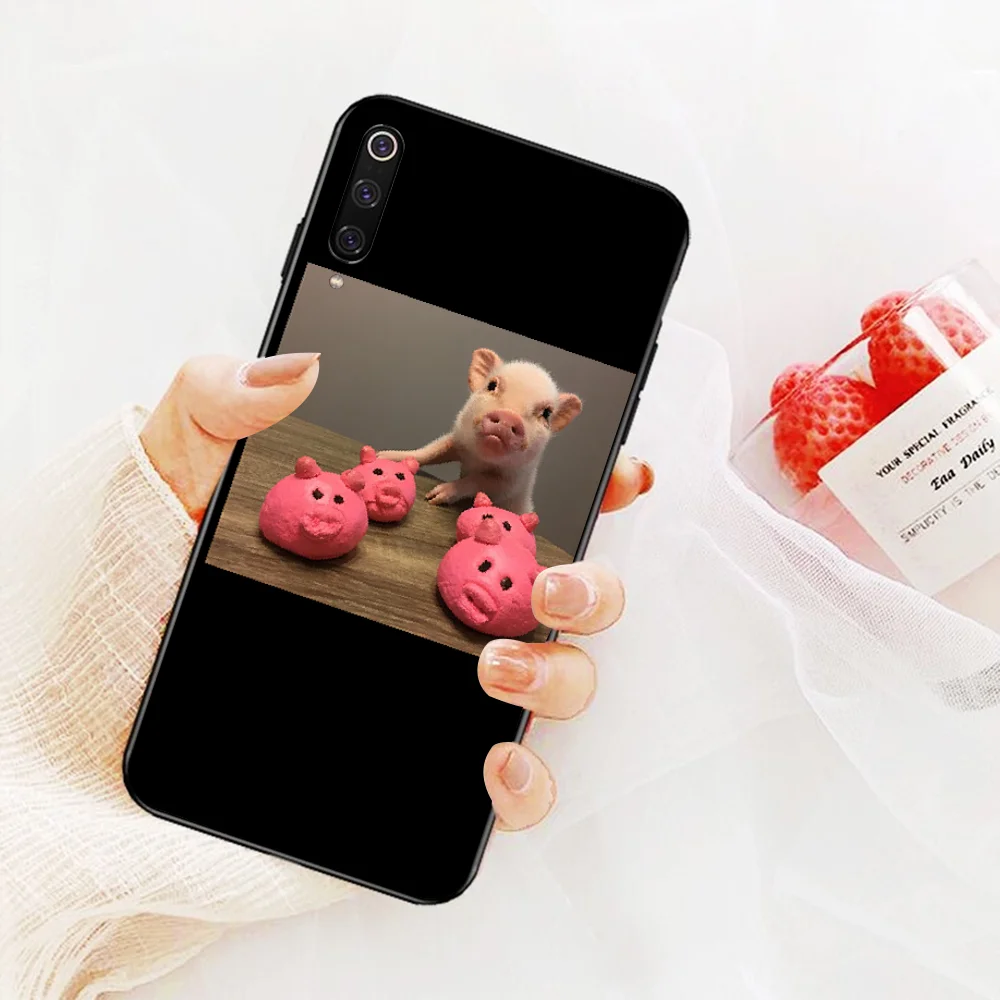 

NBDRUICAI Couples Cartoon Lovely Pet Pig Soft Silicone Phone Cover for Xiaomi 8 9 se 5X Redmi 6pro 6A 4X 7 5plus note 5 7 6pro