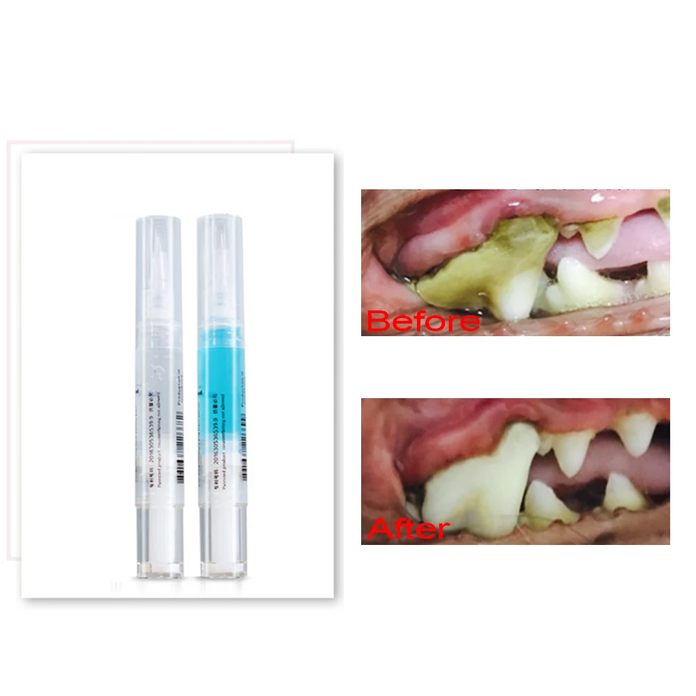2 шт. отбеливающая ручка для чистки зубов домашних животных| |