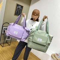 waterproof folding travel bag handbag large capacity travel duffel bag ladies multi function travel bag