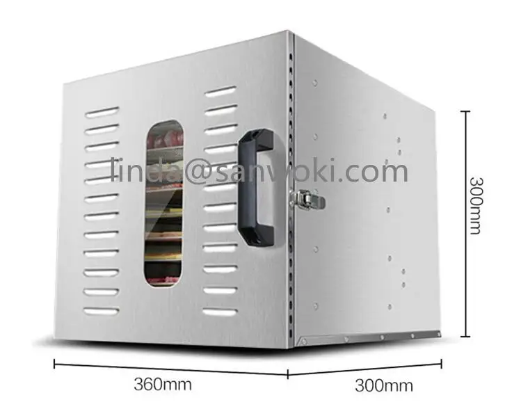 Сушильная машина для морепродуктов 8 лотков сушки фруктов Дегидратор