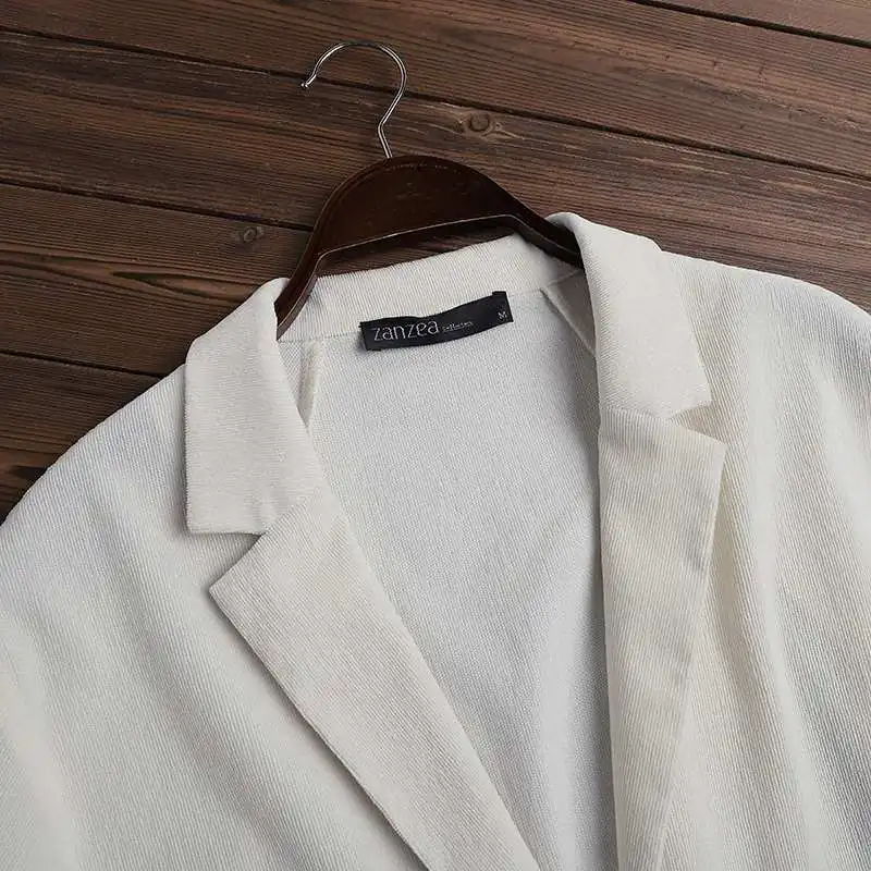 

2021 Autumn Blazers Coats Fashion Women Corduroy Jackets ZANZEA Vintage Long Sleeve Button Solid Blazer Suits Casual Outwear