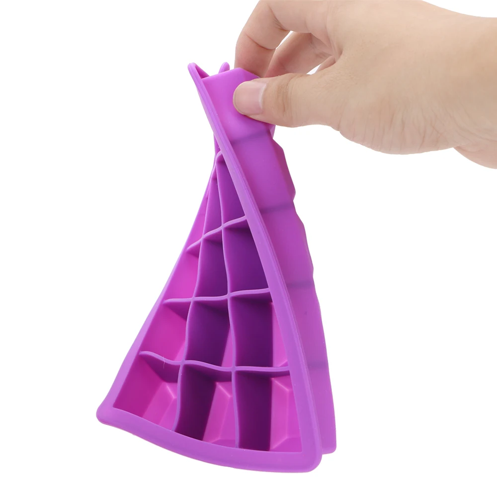 Силиконовая форма для льда HILLIFE DIY кубик с крышкой квадратная мороженого вечерние