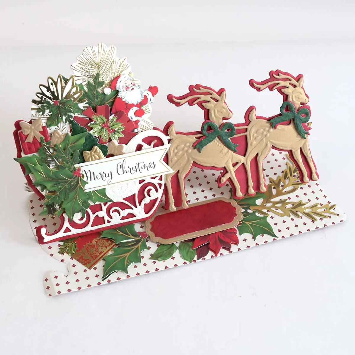 

2021New Christmas Fawn Metal Cutting Dies Scrapbook Diary Decoration Stencil Embossing Template DIY Greeting Card Handmade 2021