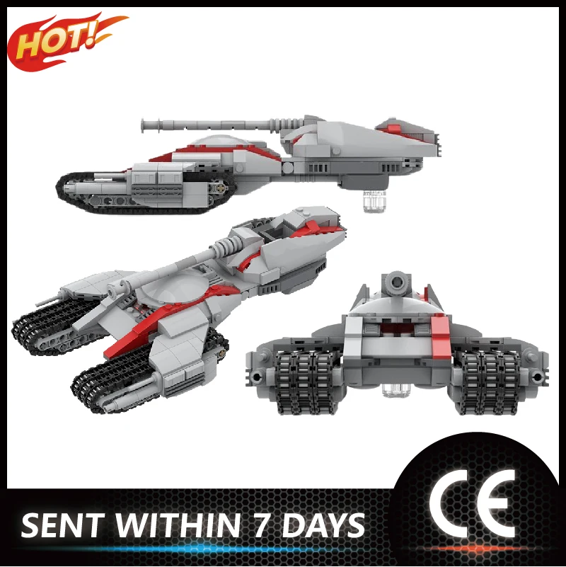 

Star Space Series MOC-58636 Military HS-TT High-Speed Tread Tank Building Blocks Bricks Assemble Toys