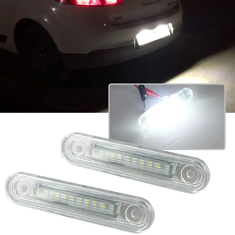 

2PCS Canbus White Rear Led License Plate Lights Lamp for Benz E-Class W124 W201 C-Class W202 1984-1991
