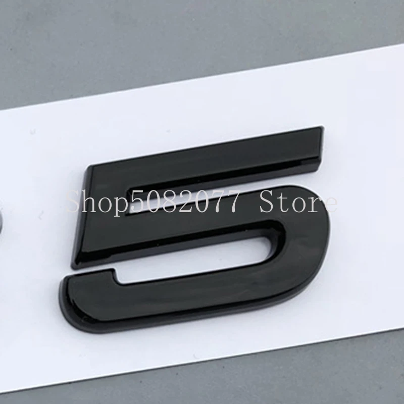 Эмблема с буквенным номером для Audi S R S3 S4 S5 S6 S7 S8 RS3 RS4 RS5 RS6 RS7 RSQ3 RSQ5 RSQ7 TTS TTRS наклейка