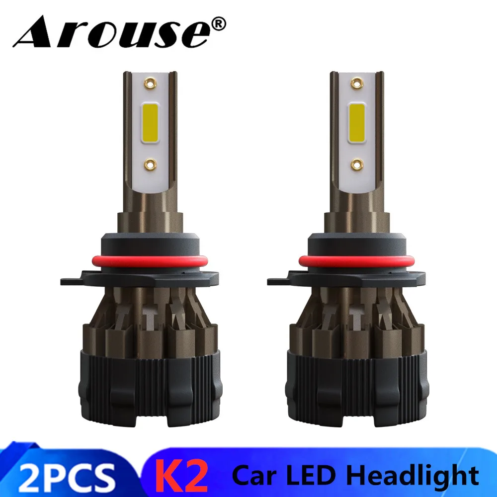 K2 9005/HB3 9006/HB4 H11 H7 H1 Автомобильный светодиодный фары для H4 (подол короче спереди и
