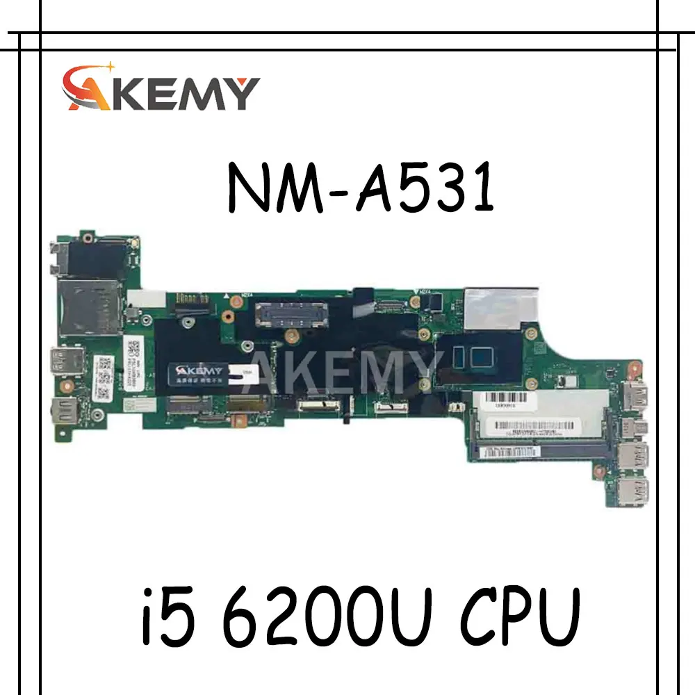 

Для For Lenovo ThinkPad X260 Материнская плата ноутбука BX260 NM-A531 CPU i5 6200U 100% тестовая работа FRU 00UP190 01EN193 01HX027